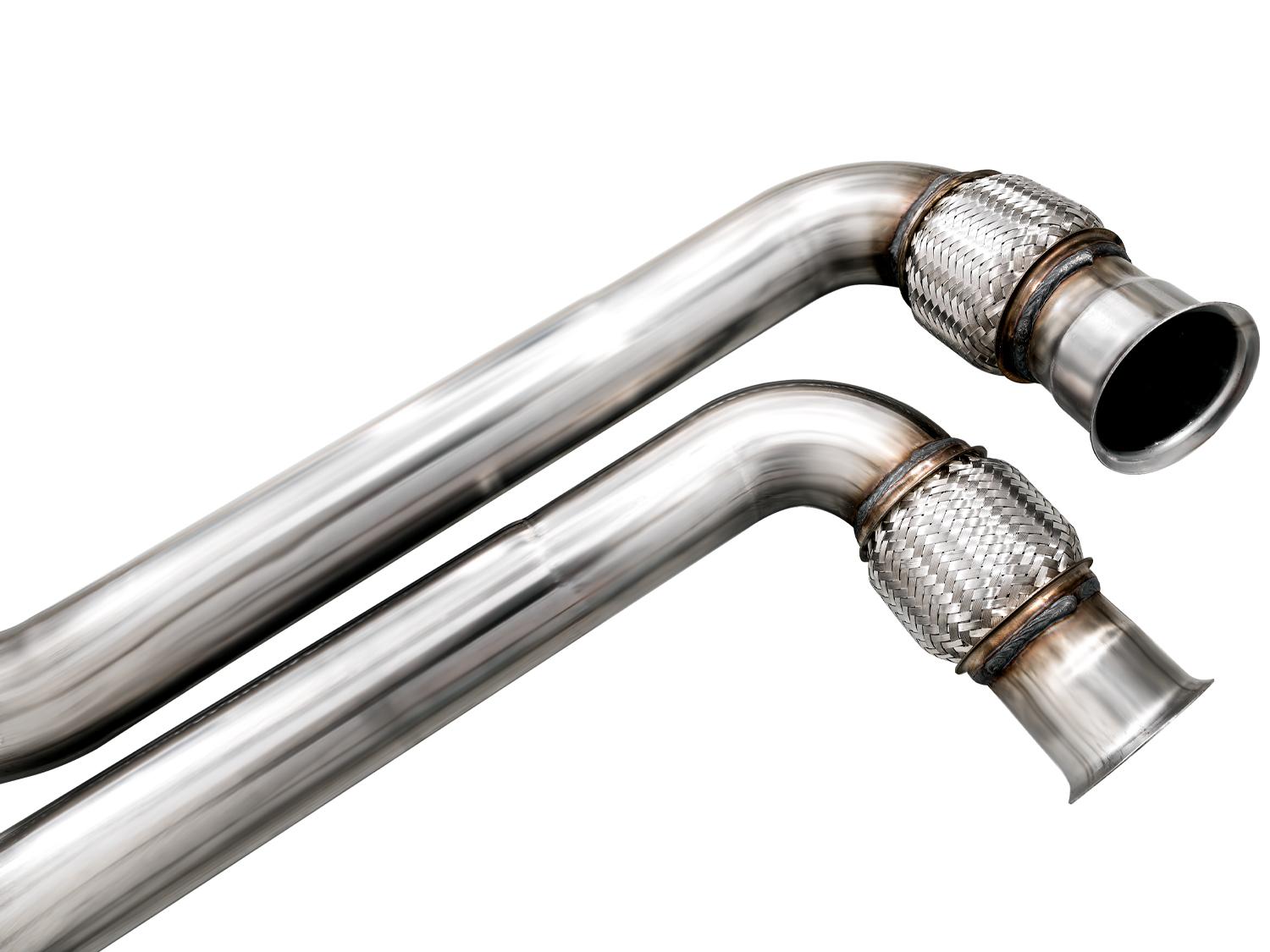 AWE 0FG Catback Exhaust Standard & High Output - Chrome Silver Tips (2025+ RAM 1500 3.0TT) - 3015-38246
