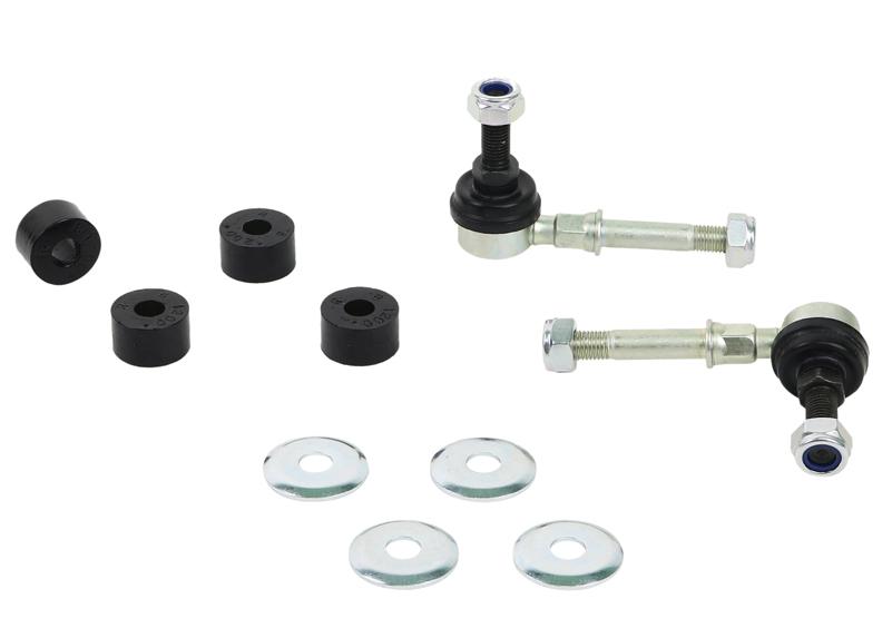 Whiteline Performance Front Sway Bar Link Bushing Style Link Pair 87-17 Nissan Whiteline (1987-2017 Sentra, Tsuru, Hikari, Maxima, NX) - W23188