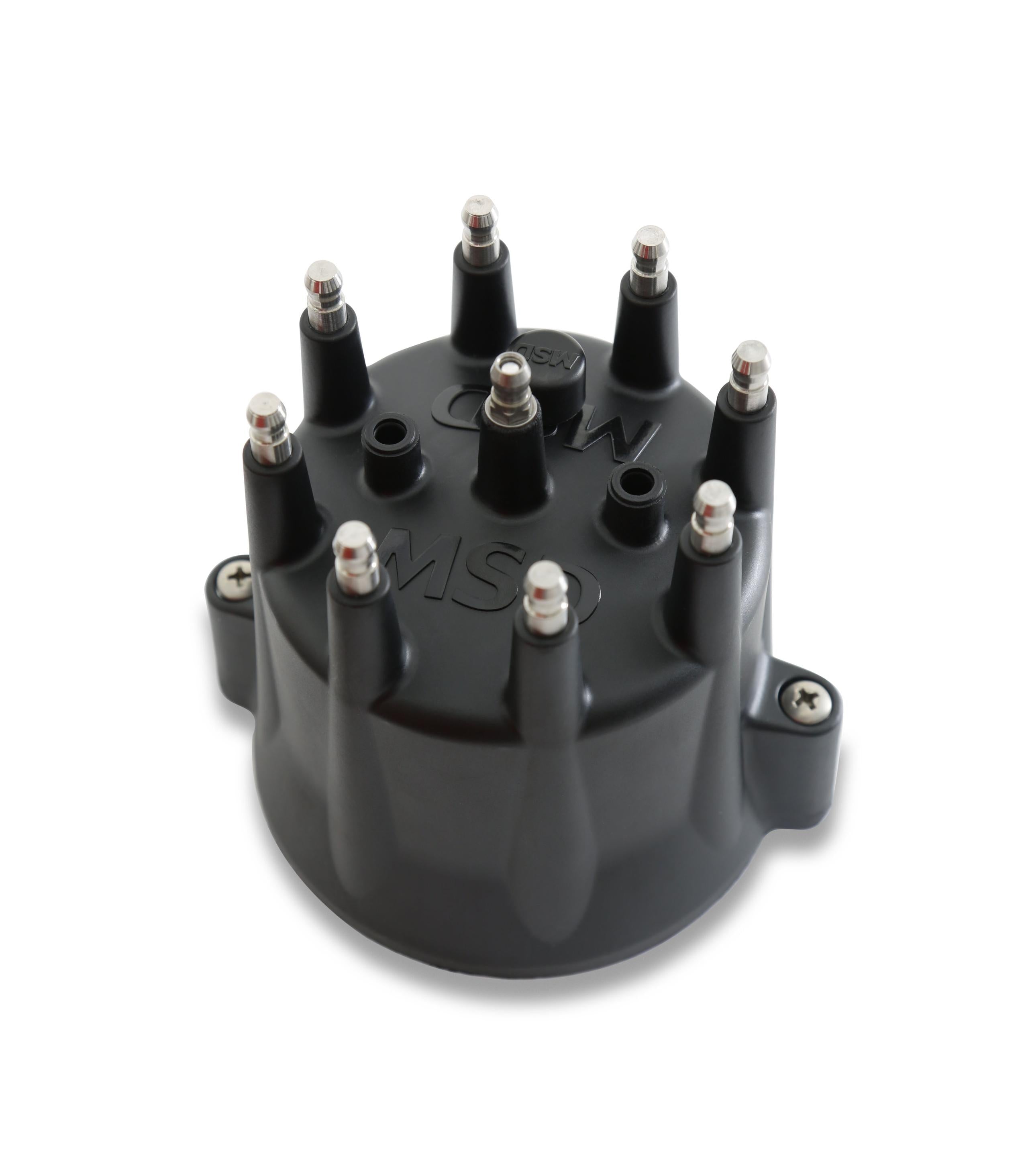 Black Chevy V8 HEI Distributor Cap and Rotor.  - 84336