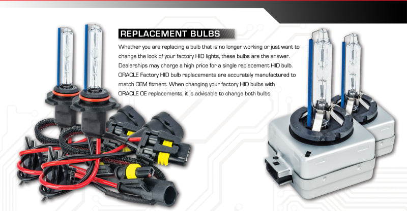 Oracle H7 Xenon HID Bulb - 6000K