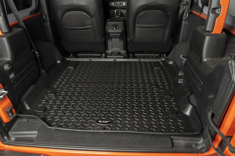 Rugged Ridge All Terrain Floor Liner Set; 18-20 Jeep Wrangler Jl 2-Dr (Full Cargo) - 12988.07