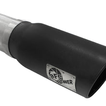 AFE Large Bore-HD 5 IN 409 Stainless Steel DPF-Back Exhaust System w/Black Tip (2013-2018 2500, 2500, 3500, 3500) - 49-42039-B