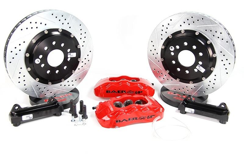 Baer 14" Pro+ Front Brake Kit, Red, SDZ (2018-2025 Gladiator , Wrangler) - 4401006R
