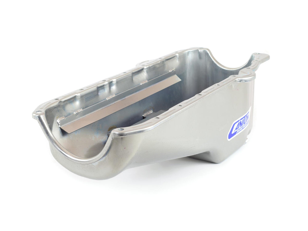 Canton Racing Oil Pan Small Block Chevy Stock Appearing Crate Engine Pan - 15-010