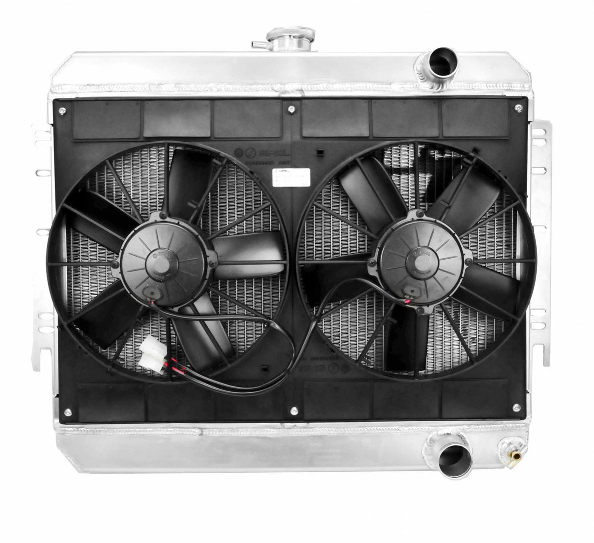 PWR Chevrolet Chevelle 64-67 Extruded Tube Downflow Radiator Module (SB Only) PWR Racing - 15-10230