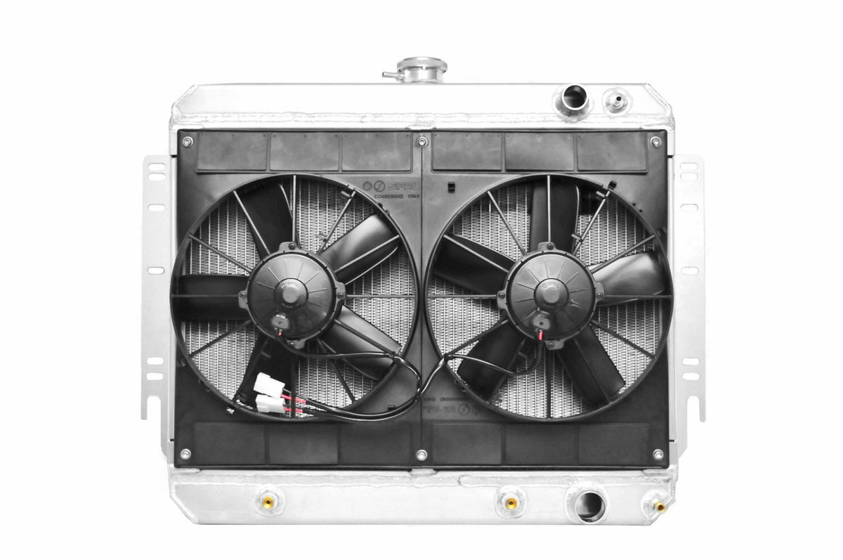 PWR Chevrolet Chevelle El Camino 64-67 Extruded Tube Downflow Radiator Module LS  w/TOC PWR Racing - 15-11231