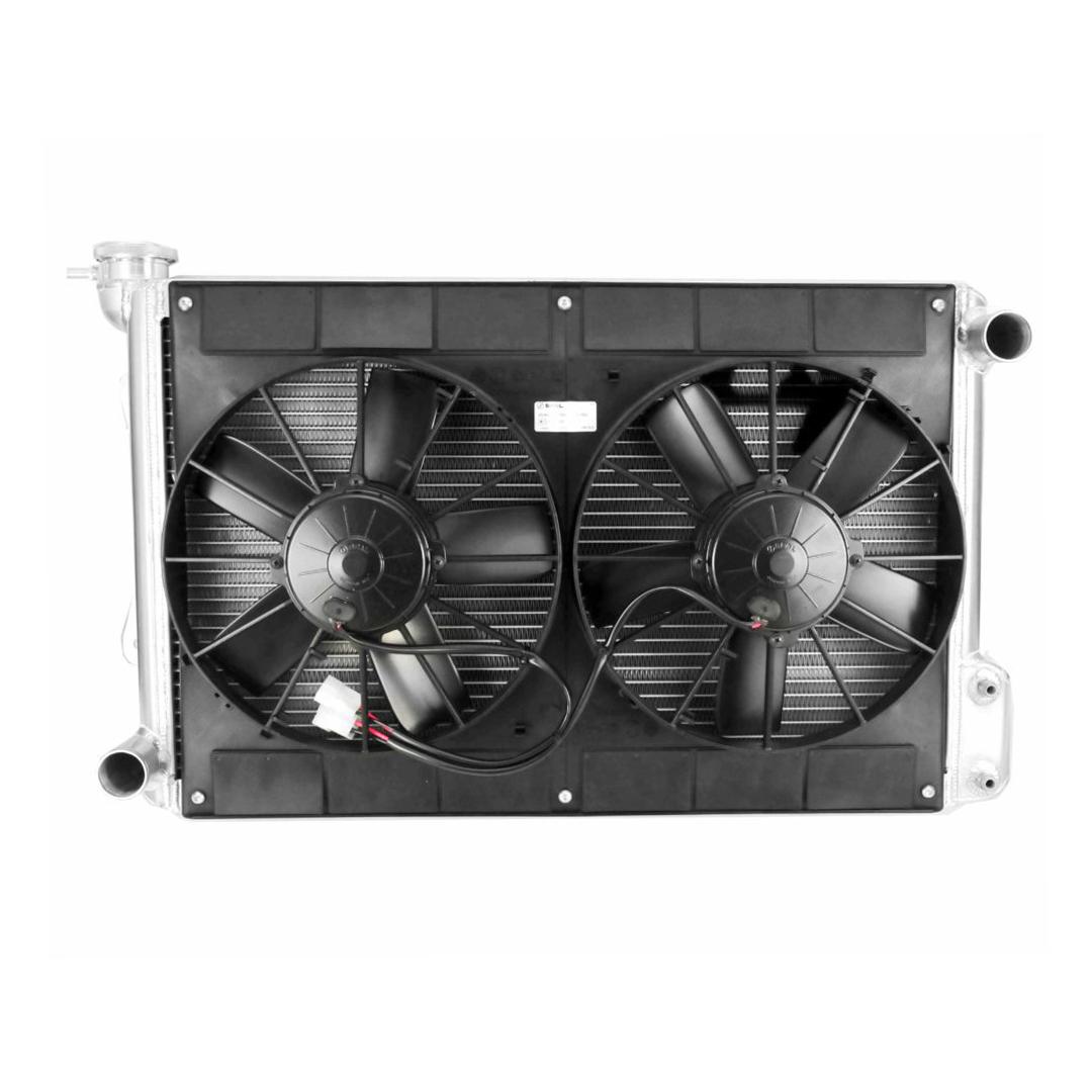 PWR Ford Mustang 64-66 Extruded Tube Crossflow Radiator Module w/PSC 5.0 Coyote PWR Racing - 15-11506