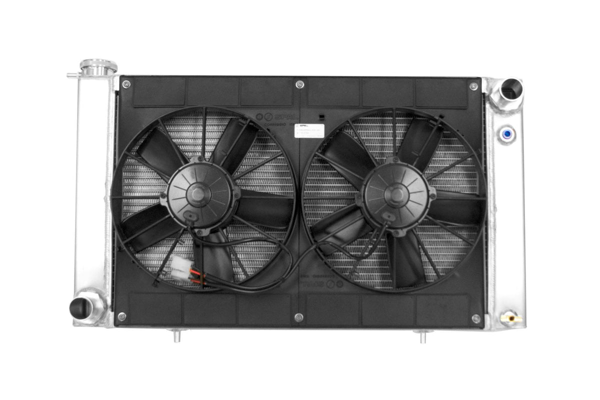 PWR Mustang 67-70 Extruded Tube Crossflow Radiator Module w/TOC 5.0 Coyote PWR Racing - 15-11551