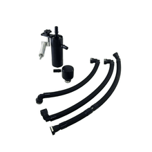 UPR Products 5030-133-1-CSS 2015-2017 Mustang GT Single Valve Oil Catch Can For Whipple Superchargers (Black)