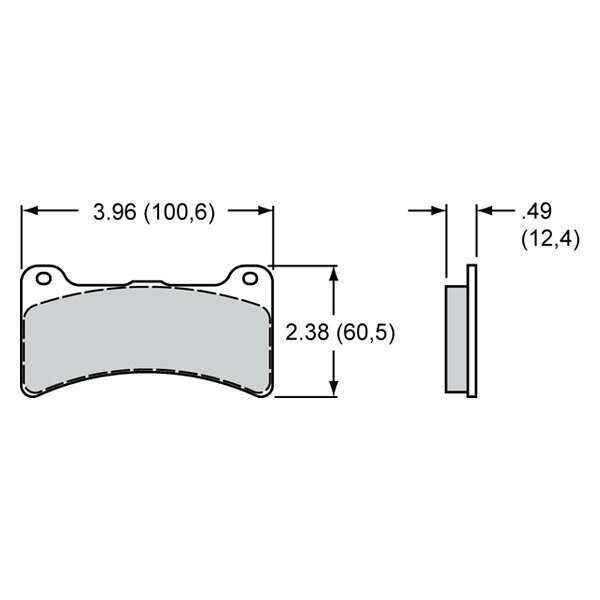 Wilwood Pad Set BP-40 4812 Dynapro-Low Profile - 150-14356K