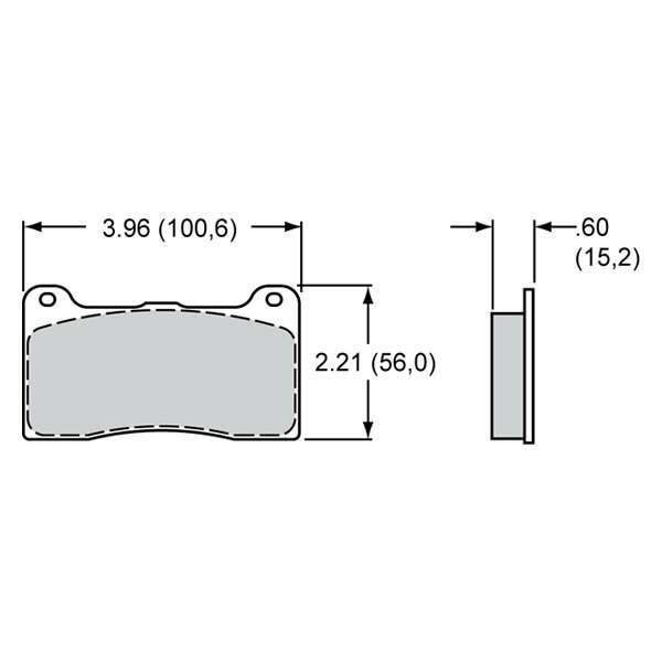 Wilwood Pad Set BP-30 7816 DP .60in Thick - 150-14776K
