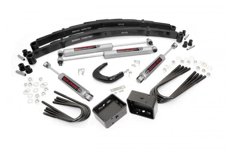 Rough Country 4 Inch Suspension Lift Kit 77-91 C20/K20/C15/K15 77-87 C20/K20 Rough Country - 150.2