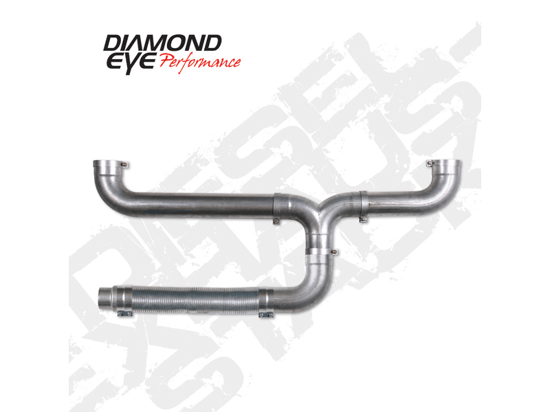 Diamond Eye Performance Universal Stack Kit 5 Inch Aluminized Performance Series Diesel Exhaust Kit Diamond Eye - 150100