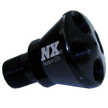 Nitrous Express 4 Port Micro Showerhead Dist Block (Black) - 15010B