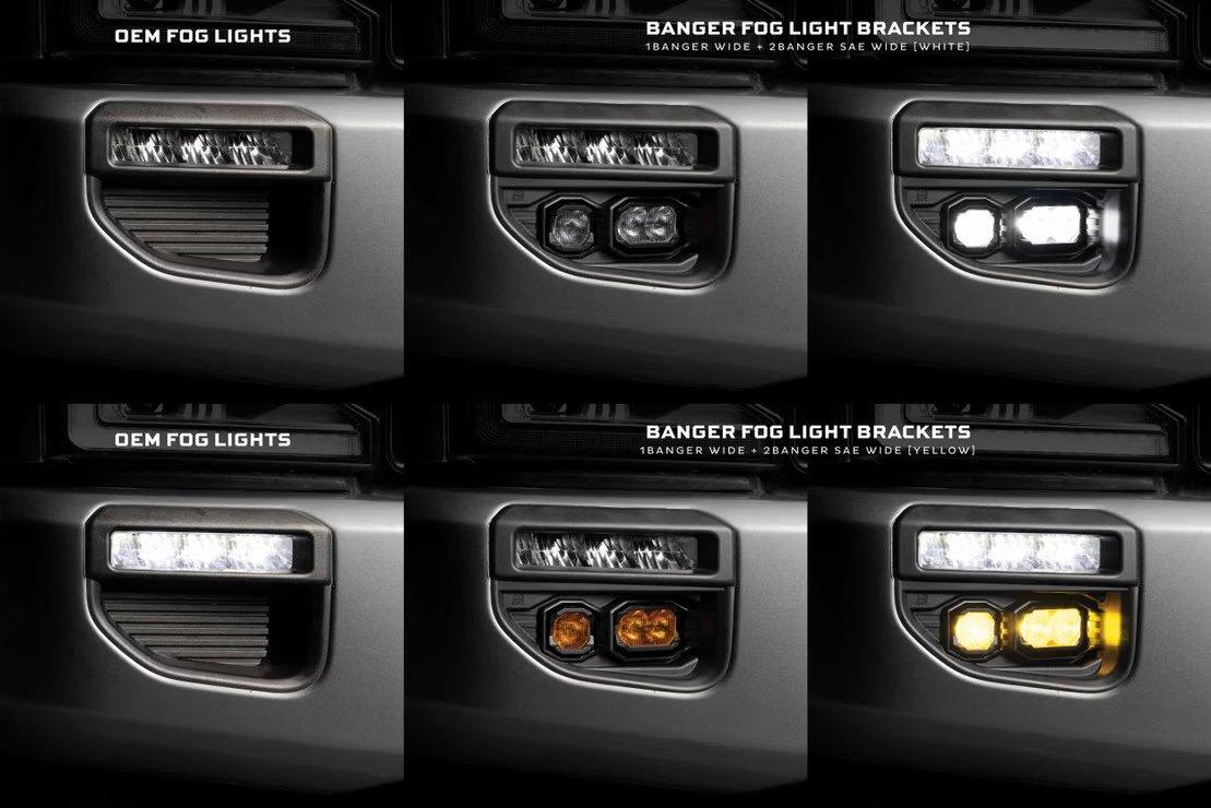 Morimoto Banger LED Fog Lights (2020-2022 Ford Super Duty)