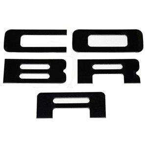 UPR 03-04 Cobra Stainless Steel Bumper Letters (Gloss Black)