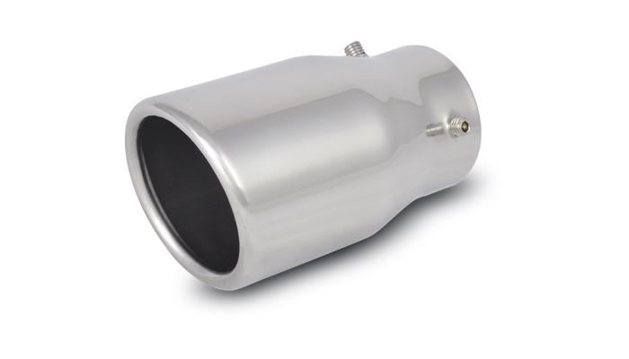Vibrant Performance 3" Round Stainless Steel Bolt-On Tip (Single Wall, Angle Cut) - 1503