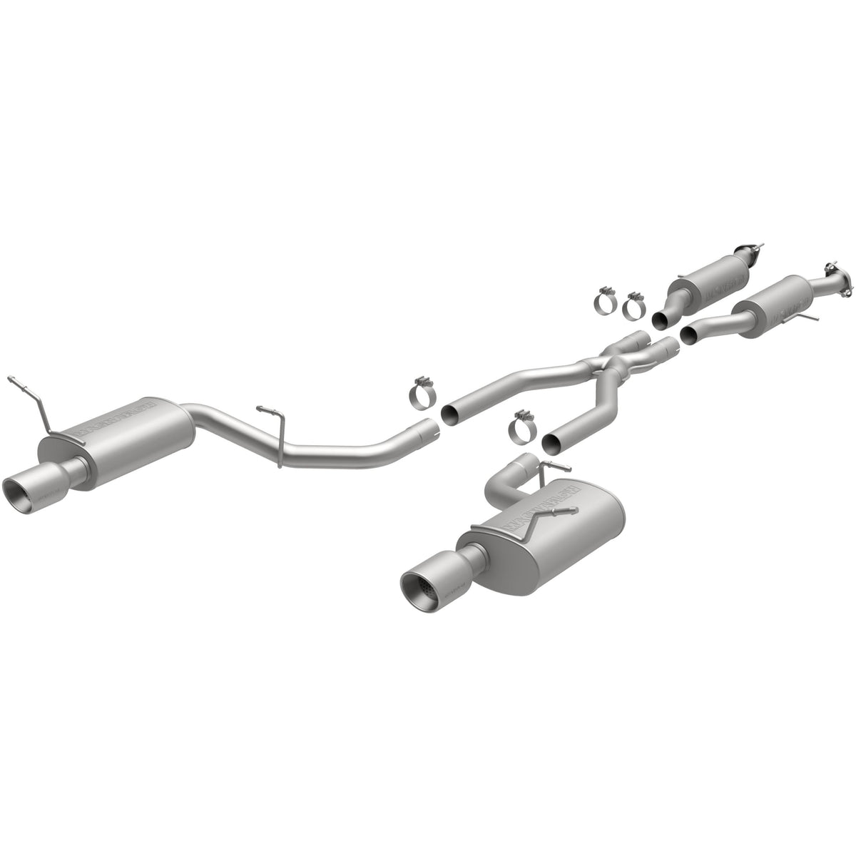 Magnaflow MF Series Stainless Cat-Back System (2011-2020 Durango) - 15068