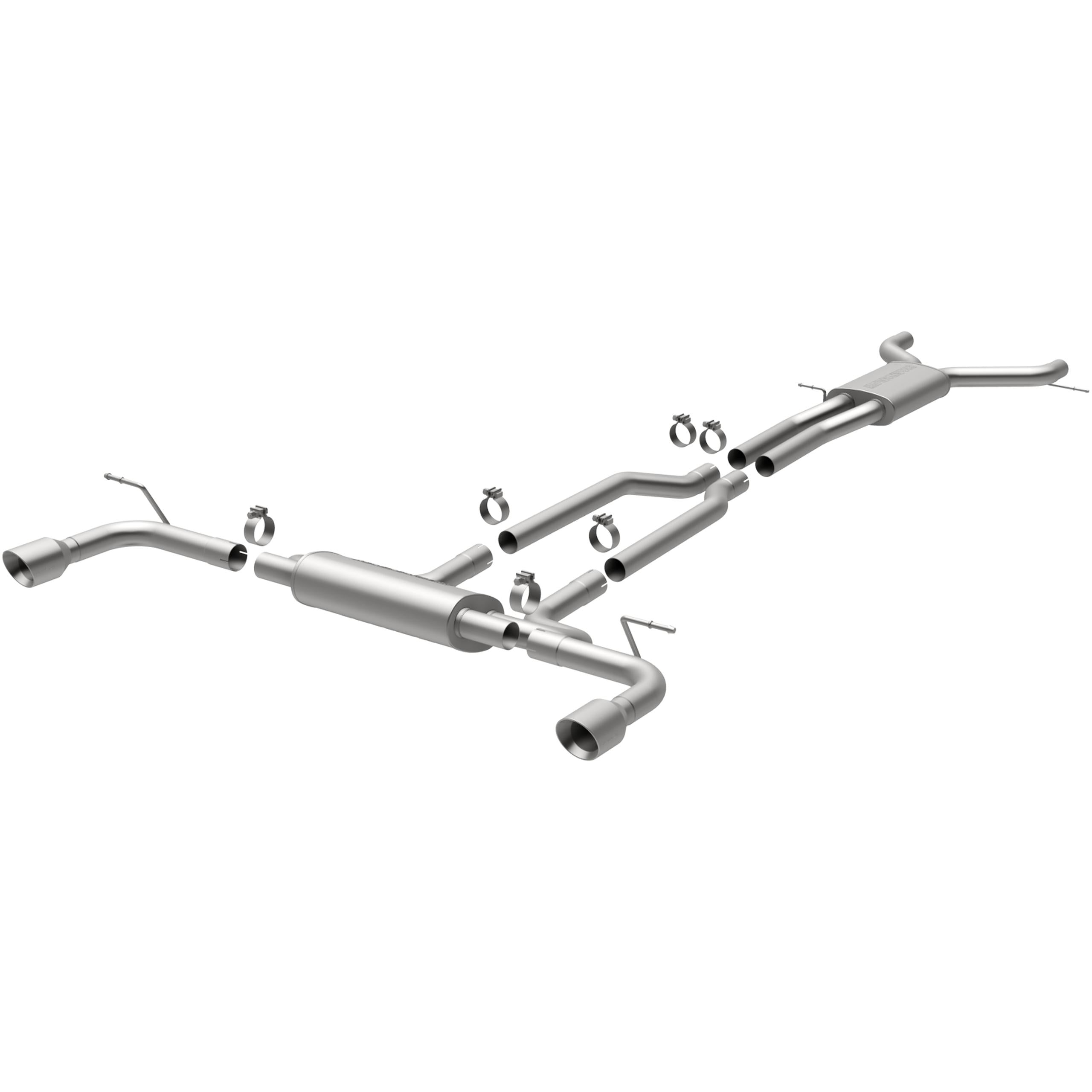 Magnaflow MF Series Stainless Cat-Back System (2007-2015 Q7) - 15085