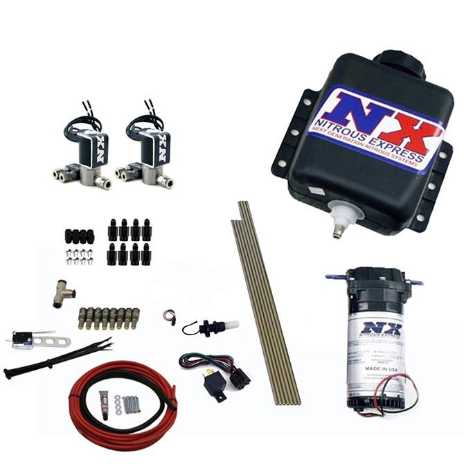 Nitrous Express Direct Port Water Methanol, 8 Cylinder Stage 1 W/ Hardlines - 15122H