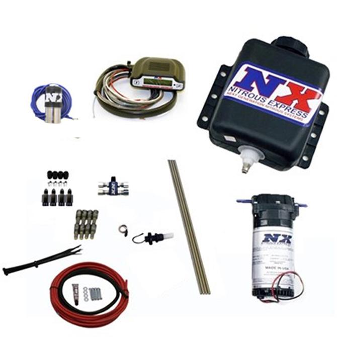Nitrous Express Direct Port Water Methanol, 4 Cylinder Stage 3, W/ Hardlines - 15130H