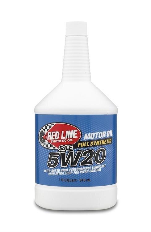 Red Line 15204 5W20 Motor Oil (1 Quart Bottle) - Case of 12