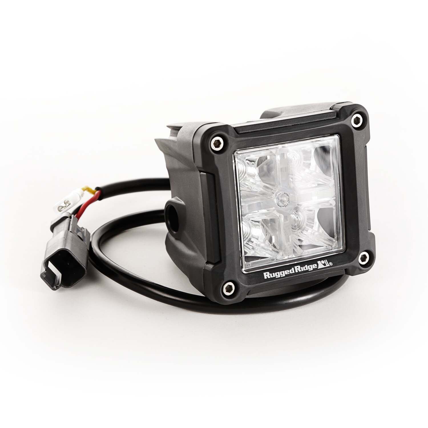 Rugged Ridge Light Kit 3 Inch Led Cube Combo High/Low Beam - 15209.3