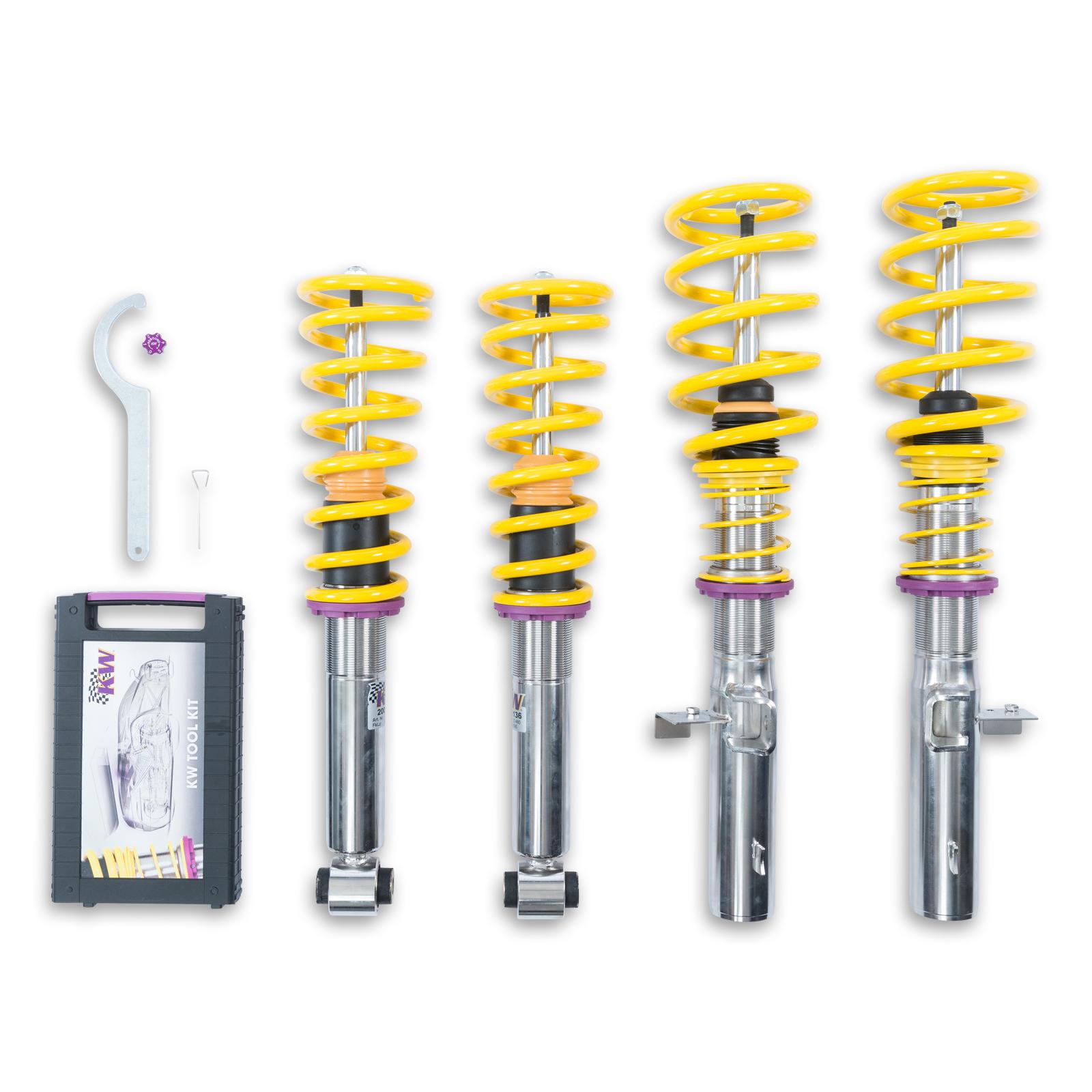 KW V2 Adjustable Coilover Kit (11-17 X3 (F25) xDrive28i, 28d, 35i, AWD; without EDC, 15-18 X4 (F26) without EDC) - 1522000Z