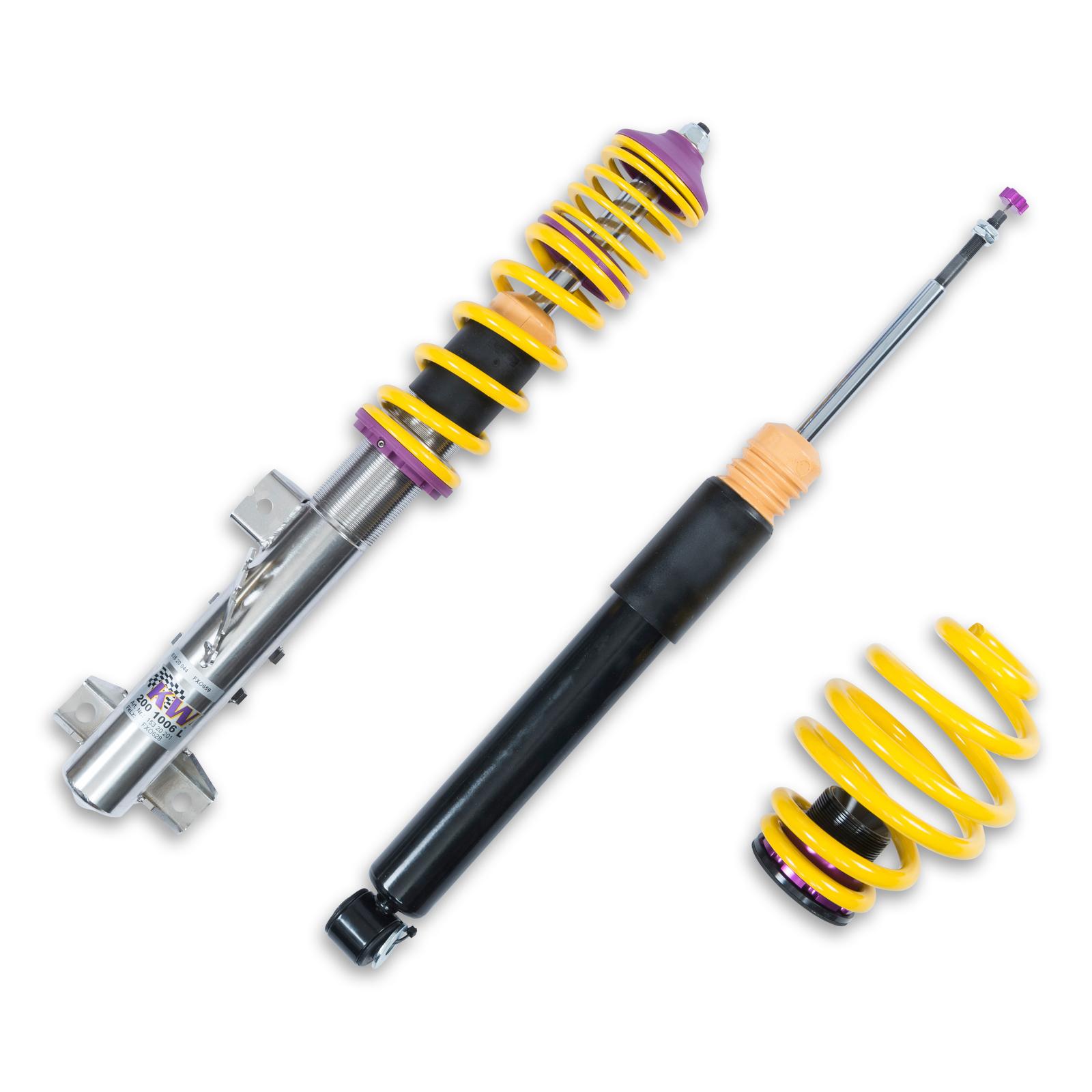KW V2 Adjustable Coilover Kit (95-99 M3 E36 (M3B, M3/B) Coupe, Convertible, Sedan) - 15220012
