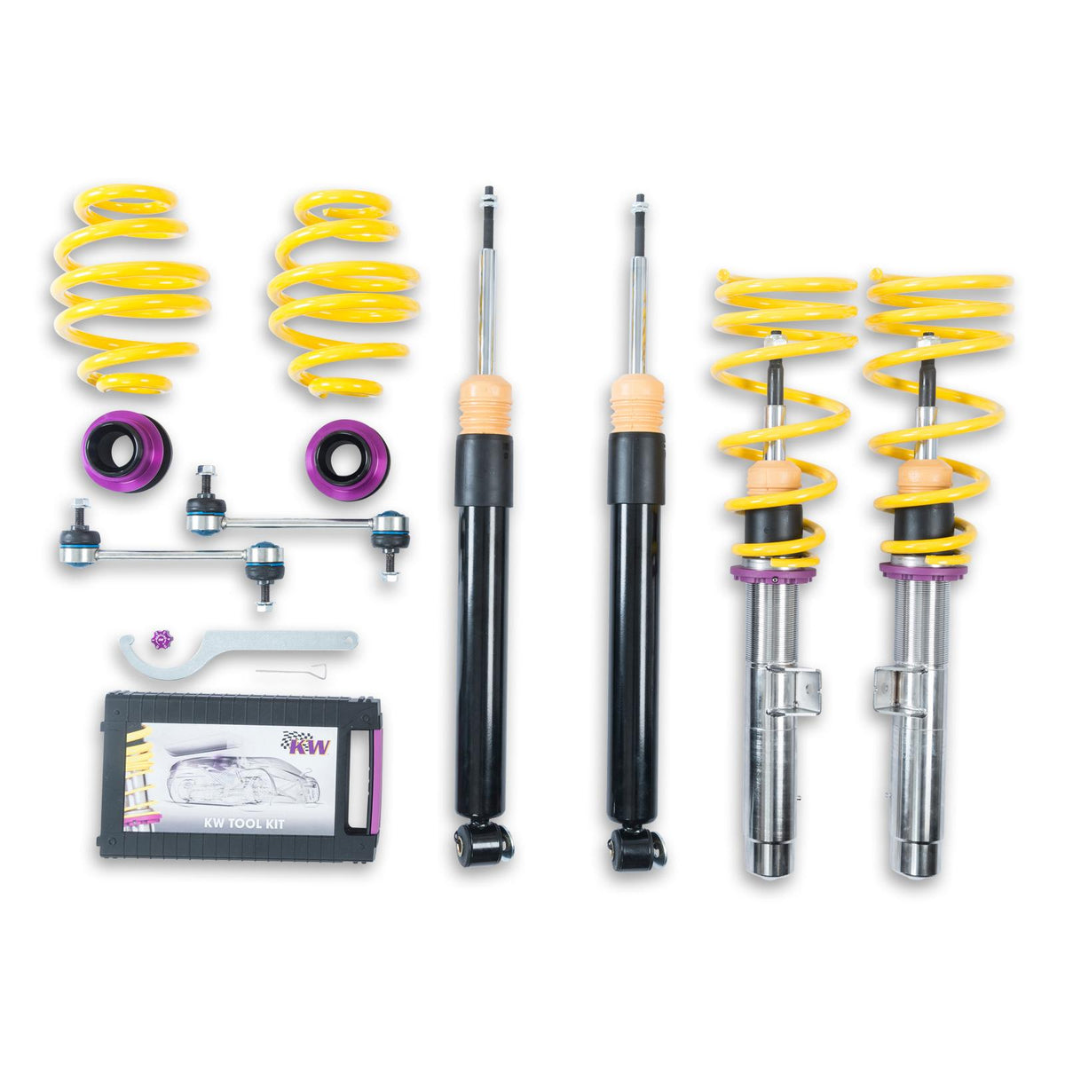 KW V2 Adjustable Coilover Kit (00-06 M3 E46 (M346)  Coupe, Convertible) - 15220023