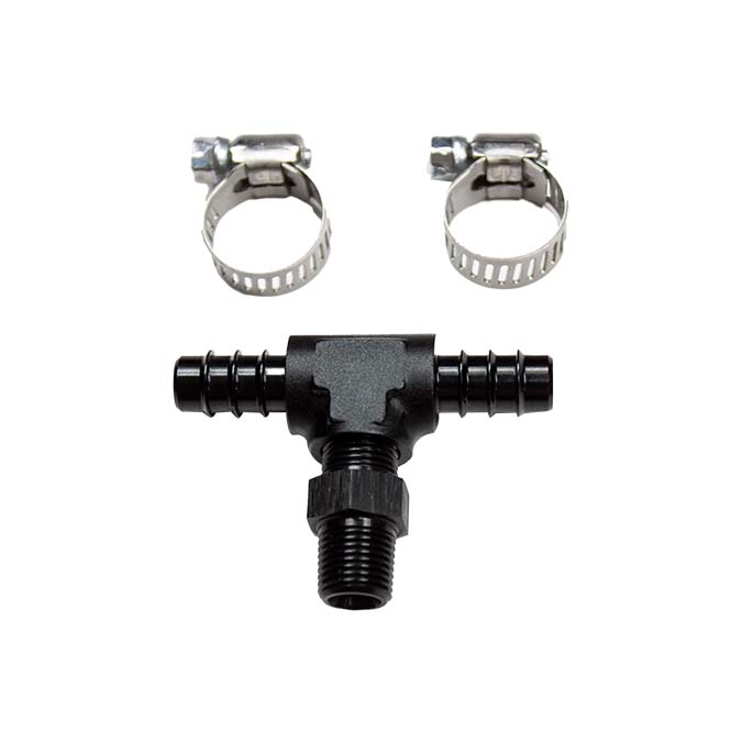 Nitrous Express 1/8NPT x 1/4 HOSE BARB TEE - 15234