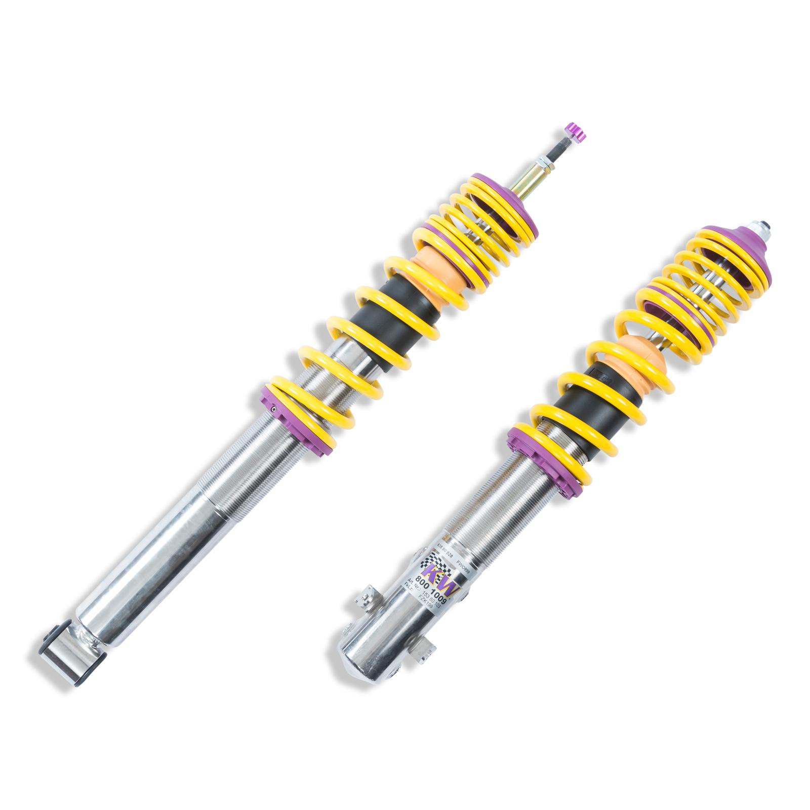 KW V2 Adjustable Coilover Kit (88-96 Corrado (53i) 16V, G60, VR6) - 15280005