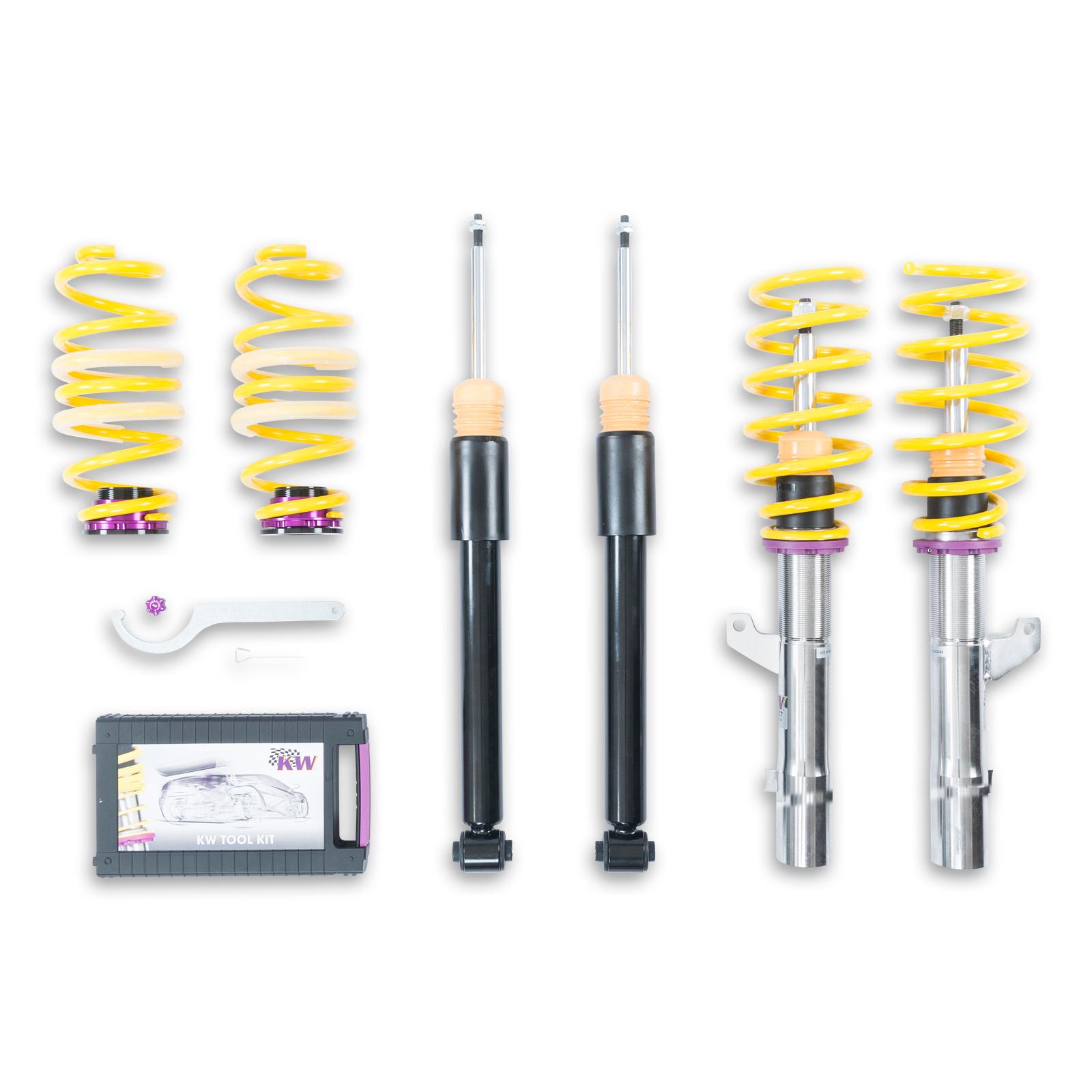 KW V2 Adjustable Coilover Kit (15+ Golf VII GTI, without DCC) - 1528000N