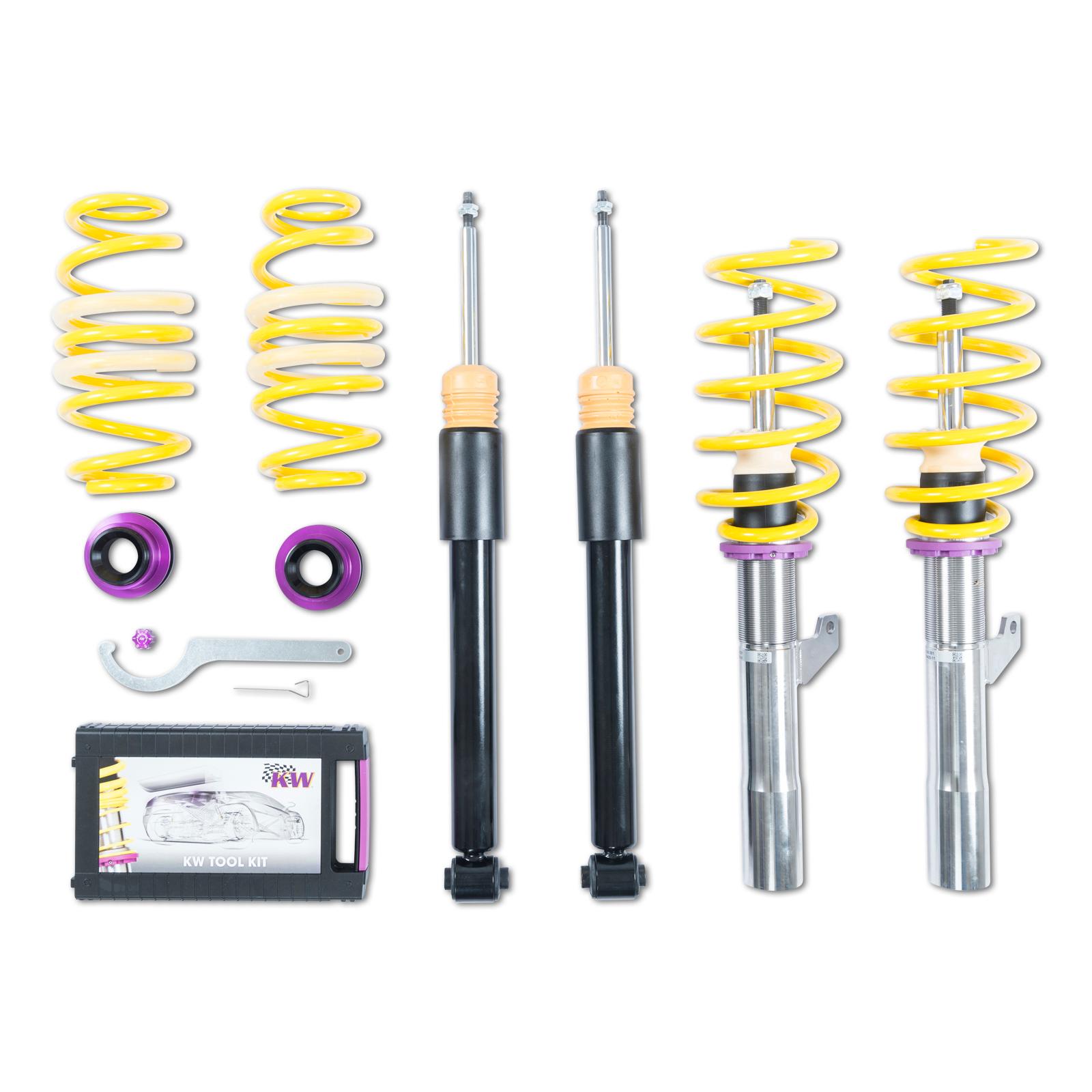 KW V2 Adjustable Coilover Kit (15+ Golf VII R, without DCC) - 152800CB