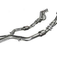KOOKS 2005-2010 Mustang GT 4.6L 3V Manual 1 5/8 x 2 1/2 Inch Stainless Steel Long Tube Headers & 2 1/2 x 2 1/2 Inch OEM Catted Stainless Steel X-Pipe (2005-2010 Mustang GT) - 1131H020