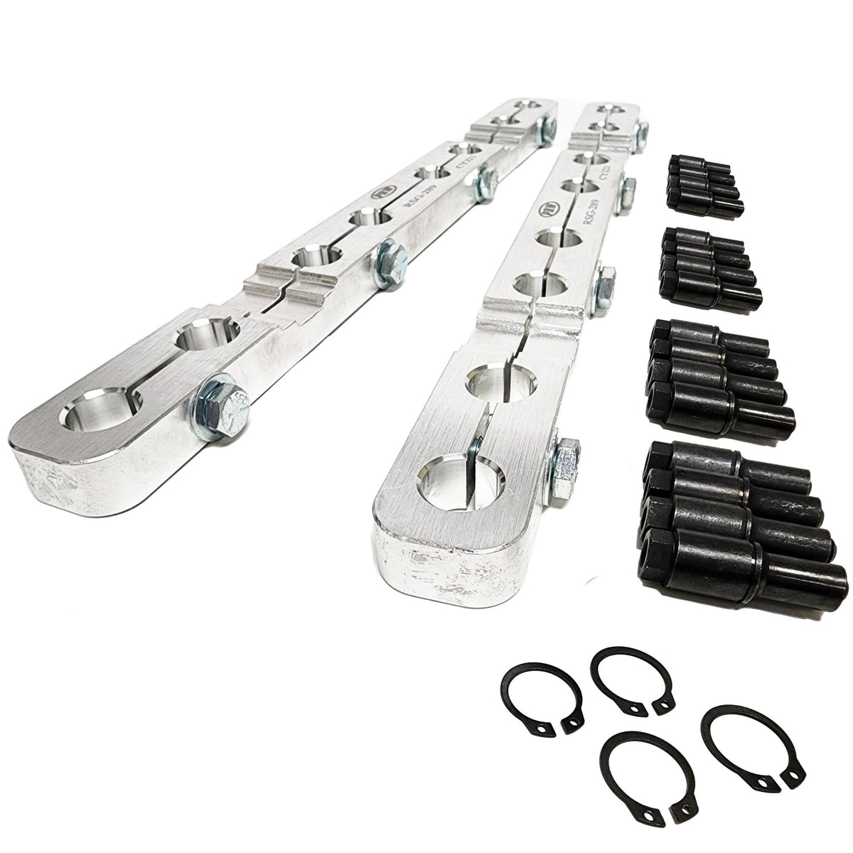 PRW Stud Girdle, Ford 260-351W 1962-01, Solid Bar, 3/8" Rockerlocs - 1530200