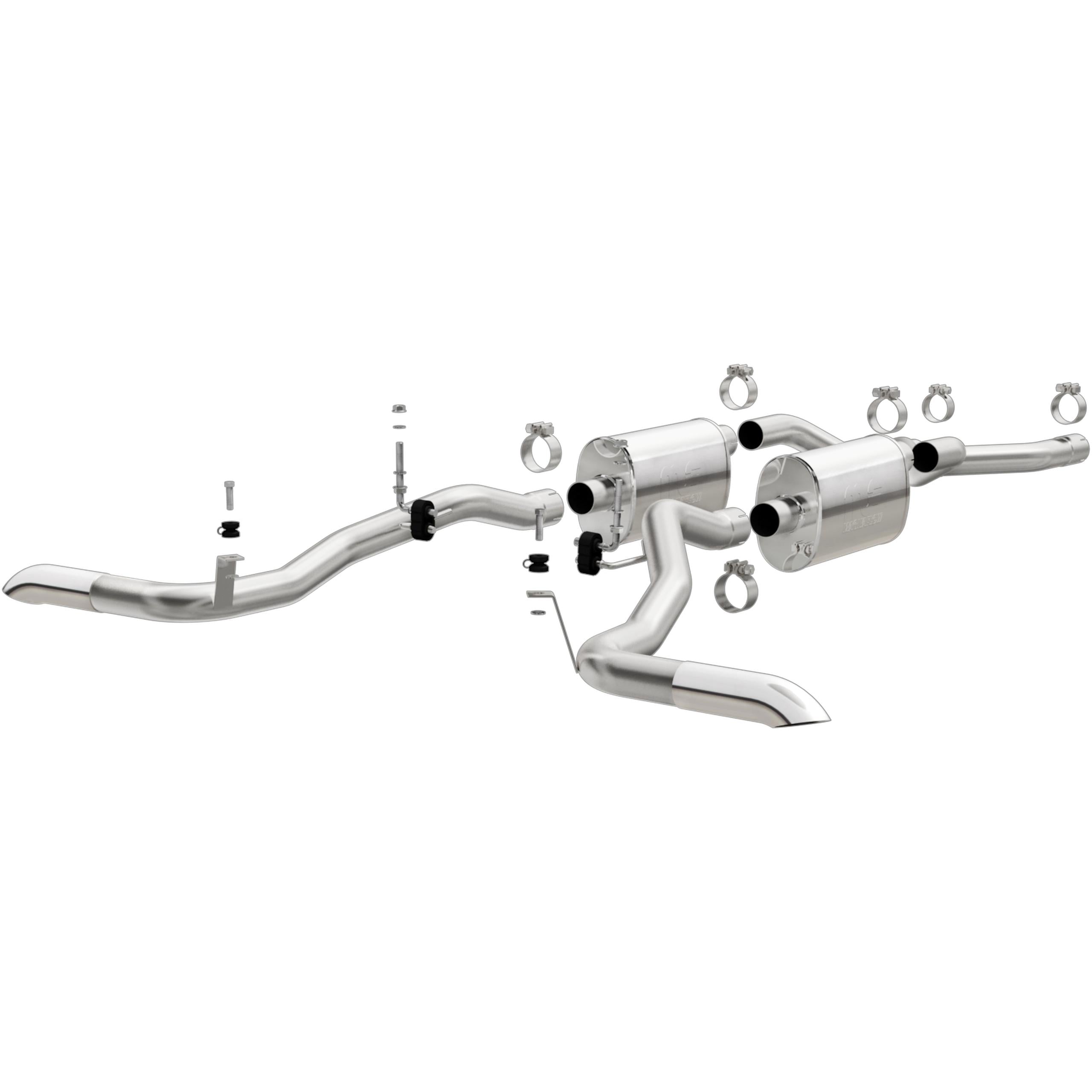 Magnaflow MF Series Stainless Crossmember-Back System (1966-1977 Bronco) - 15344