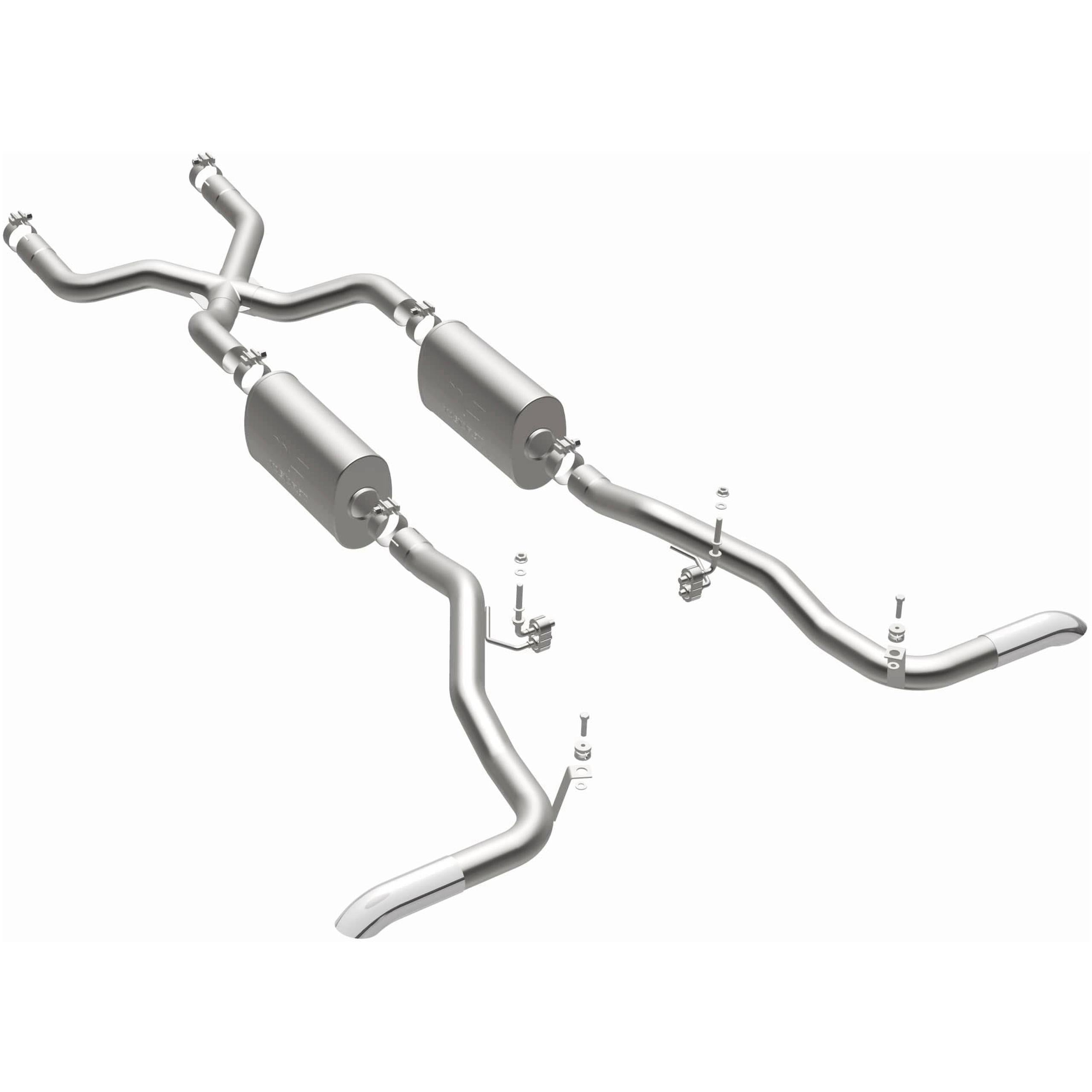 Magnaflow MF Series Stainless Crossmember-Back System (1966-1977 Bronco) - 15344