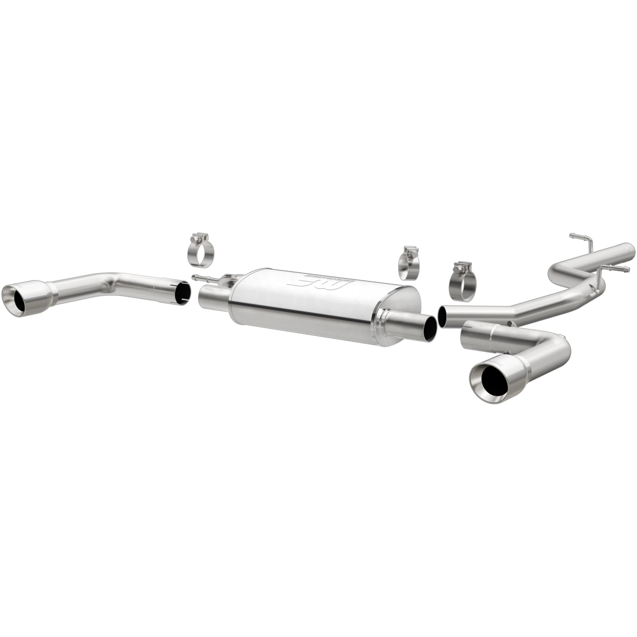 Magnaflow Touring Series Stainless Cat-Back System (2015-2019 A3 Quattro) - 15352