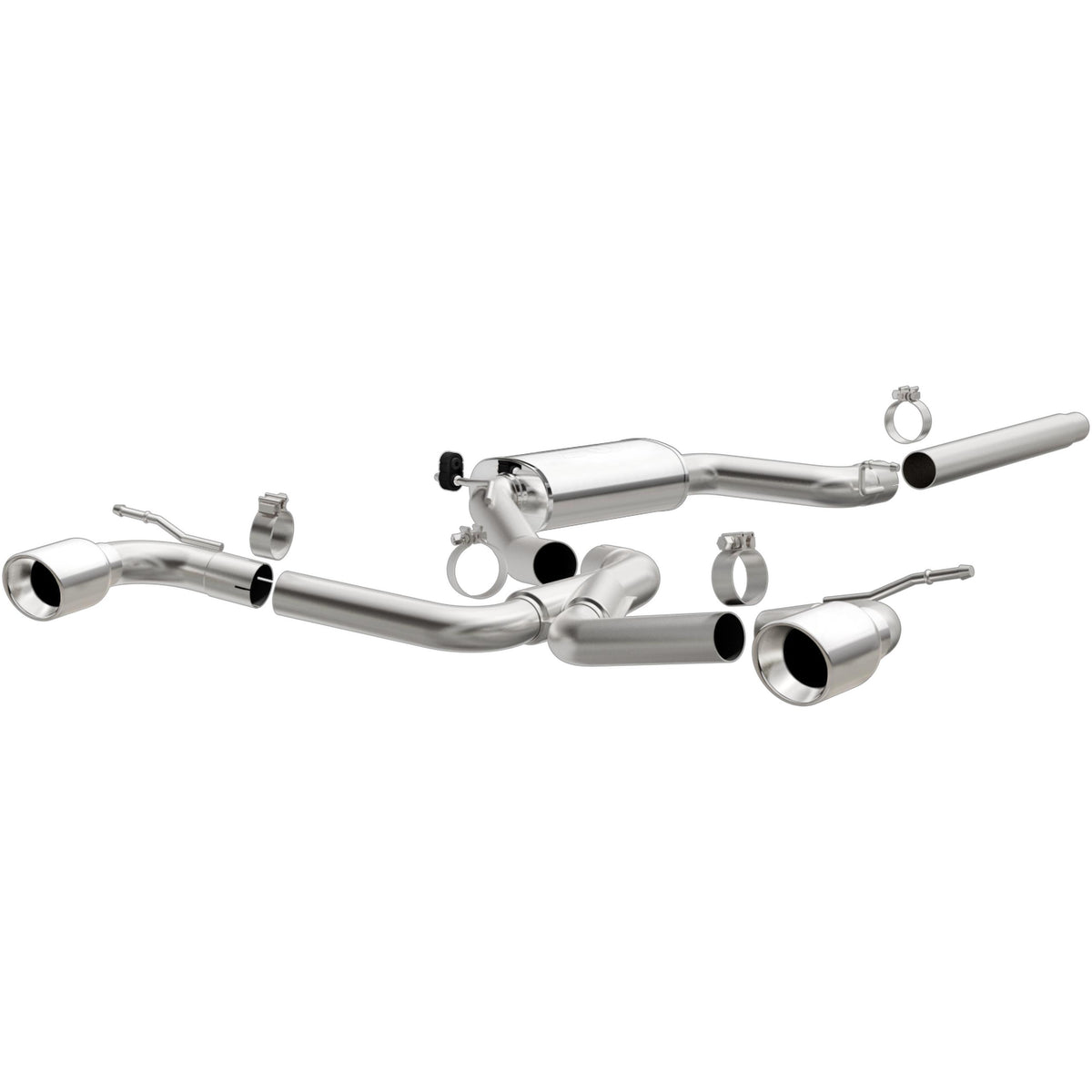 Magnaflow Touring Series Stainless Cat-Back System (2015-2017 GTI) - 15357