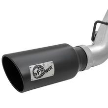 AFE Large Bore-HD 4 IN 409 Stainless Steel DPF-Back Exhaust System w/ Dual Black Tip (2016-2016 Silverado 2500 HD, Silverado 3500 HD, Sierra 2500 HD, Sierra 3500 HD) - 49-44080-B