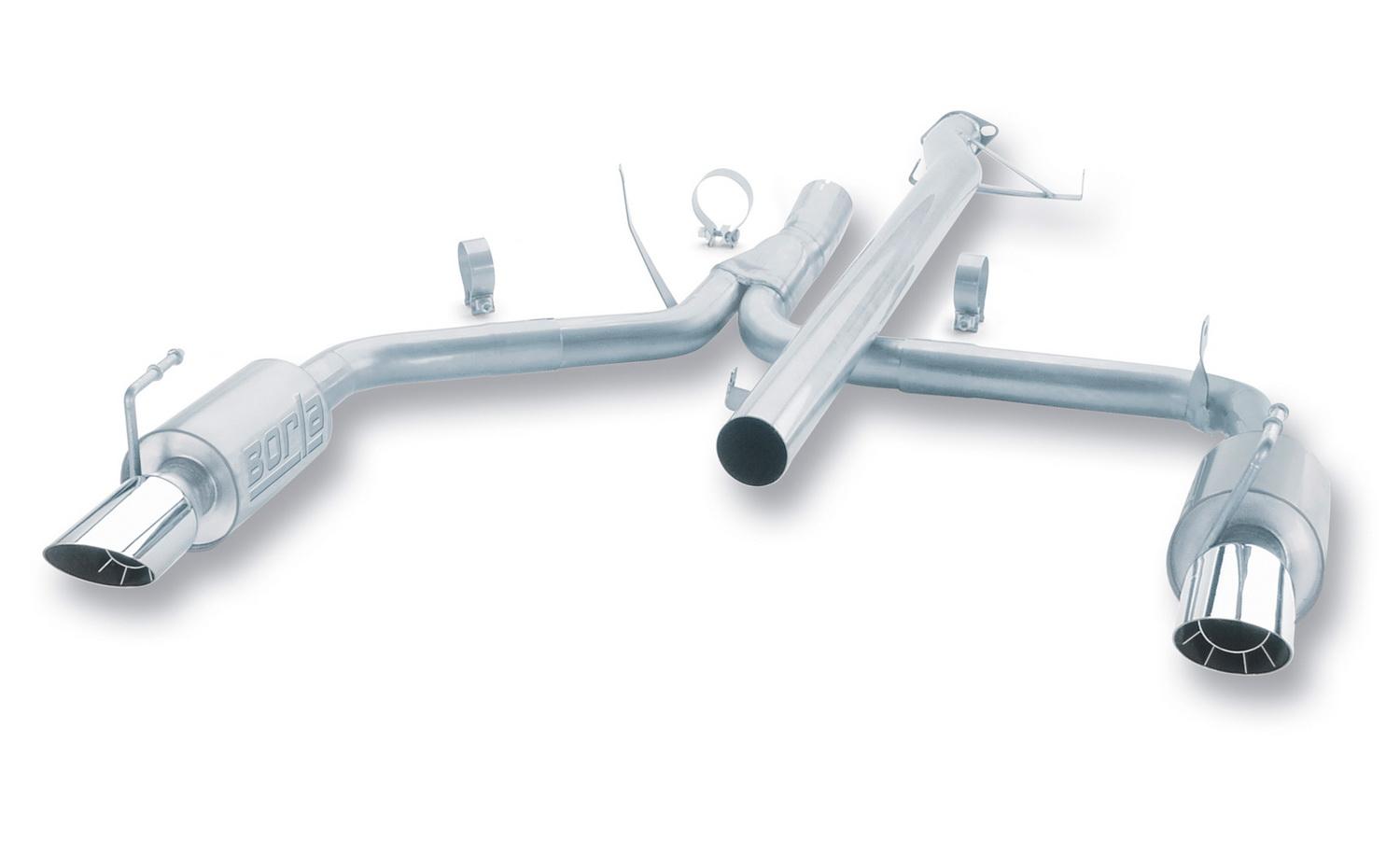 Borla Cat-Back(Tm) Exhaust System - S-Type - Stainless Steel Tips (1991-1999 Stealth R/T Turbo, 3000GT Spyder VR-4, 3000GT VR-4) - 15443
