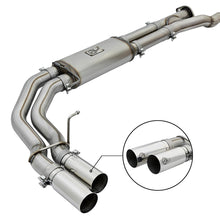 AFE Rebel Series 3 IN 409 Stainless Steel Cat-Back Exhaust System w/Polished Tip (2017-2020 F-150) - 49-43091-P