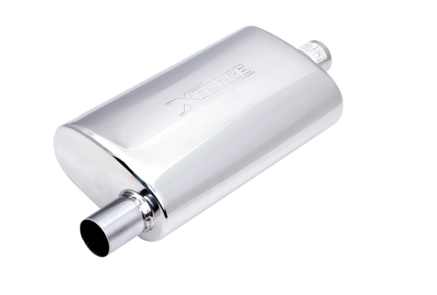 XForce Oval 4X8X18" With 2.5" Inlet - VX08-1263