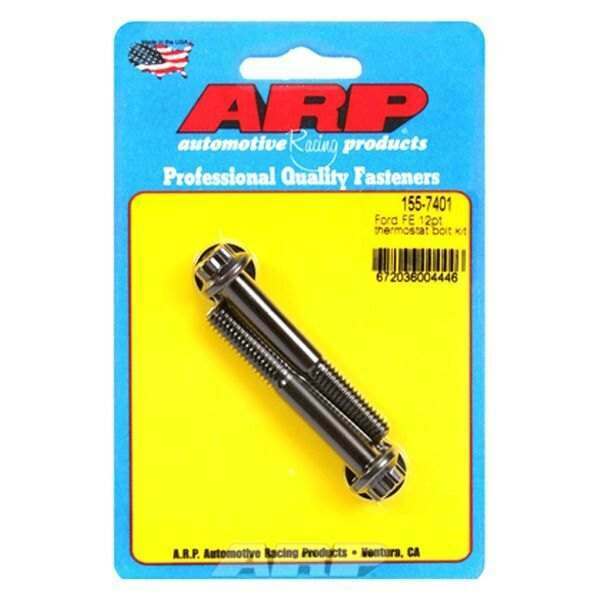 ARP Ford FE 12pt thermostat bolt kit - 155-7401