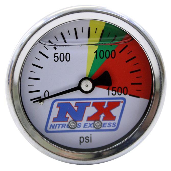 Nitrous Express Flow-Through Nitrous Pressure Gauge - 15508