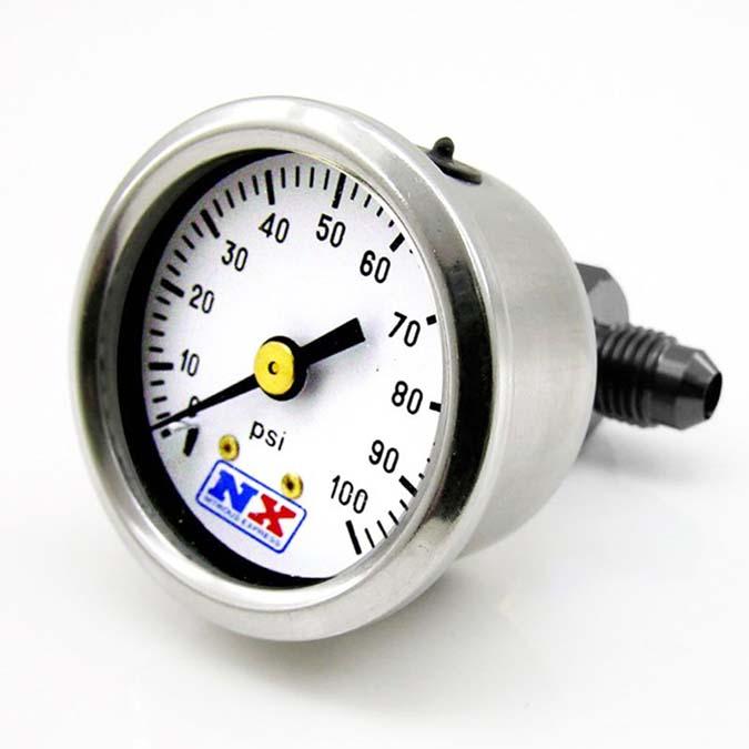 Nitrous Express Fuel Pressure Gauge 0-100 psi