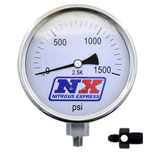 Nitrous Express Nitrous Pressure Gauge 4 Inch-High Accuracy 6An - 15542