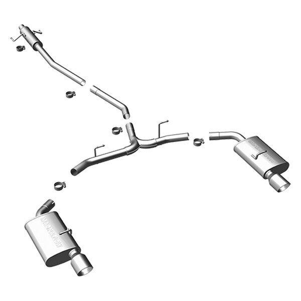 Magnaflow Street Series Stainless Cat-Back System (2007-2012 Fusion) - 15552