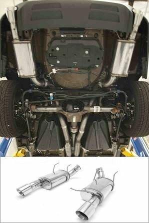 Magnaflow 2011-2012 Mustang GT / GT500 Axle-Back Mufflers (Street) -15593